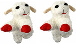 Soft white Lambchop character dog toy