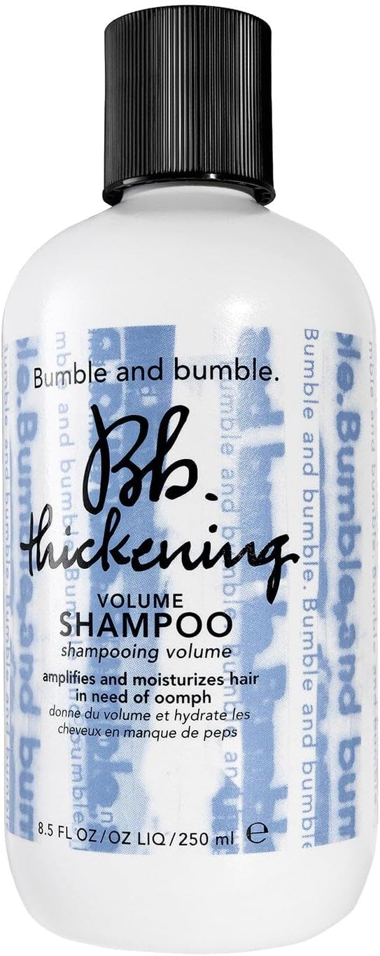 Bumble and Bumble Thickening Volume Shampoo packaging label detail