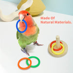 YUESUO parrot skateboard and basketball hoop for pet agility and coordination training