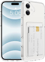 Gukalong Clear Wallet Case for iPhone 15 Pro with Credit Card Holder | Hard PC Heavy Duty Shockproof Protection Anti-Scratch Phone Cover Card Slot Anti-Yellowing Case for Women Men - Image 9