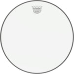 Remo Ambassador clear classic fit drumhead 13 inch front view