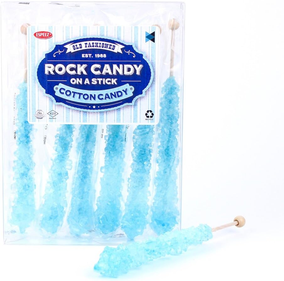 36 Extra Large Assorted Rock Candy Sticks: Espeez - Candy Party Favors - for Birthdays, Weddings, Receptions, Bridal, Baby Showers - Rock Bulk - Image 14