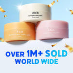 Abib under eye hydrogel patches showing embossed jelly texture texture close up