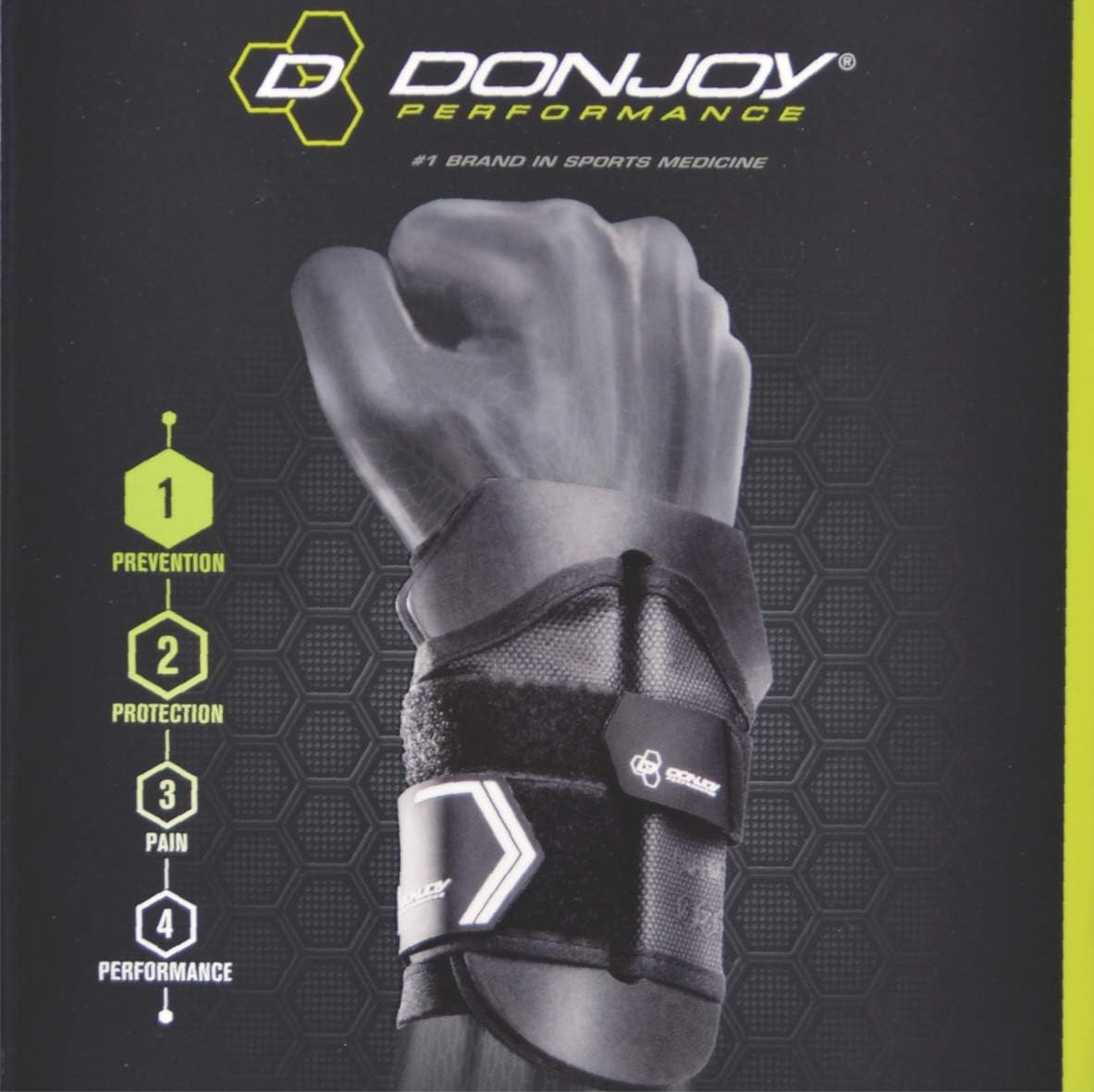 DonJoy Performance Anaform Wrist Wrap dual straps and stabilization padding