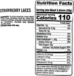 SweetGourmet strawberry licorice laces long red candy strings for baking crafts