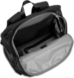 Timbuk2 pet carrier backpack showing side view ventilation mesh panels for dogs and cats