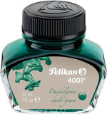 Pelikan fountain pen turquoise ink bottle packaging and label