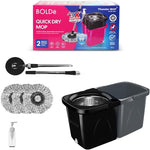 BOLDë Thunder Mop Spin System front view with dual stackable buckets.