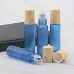 Kesell blue frosted glass perfume sample vials package set