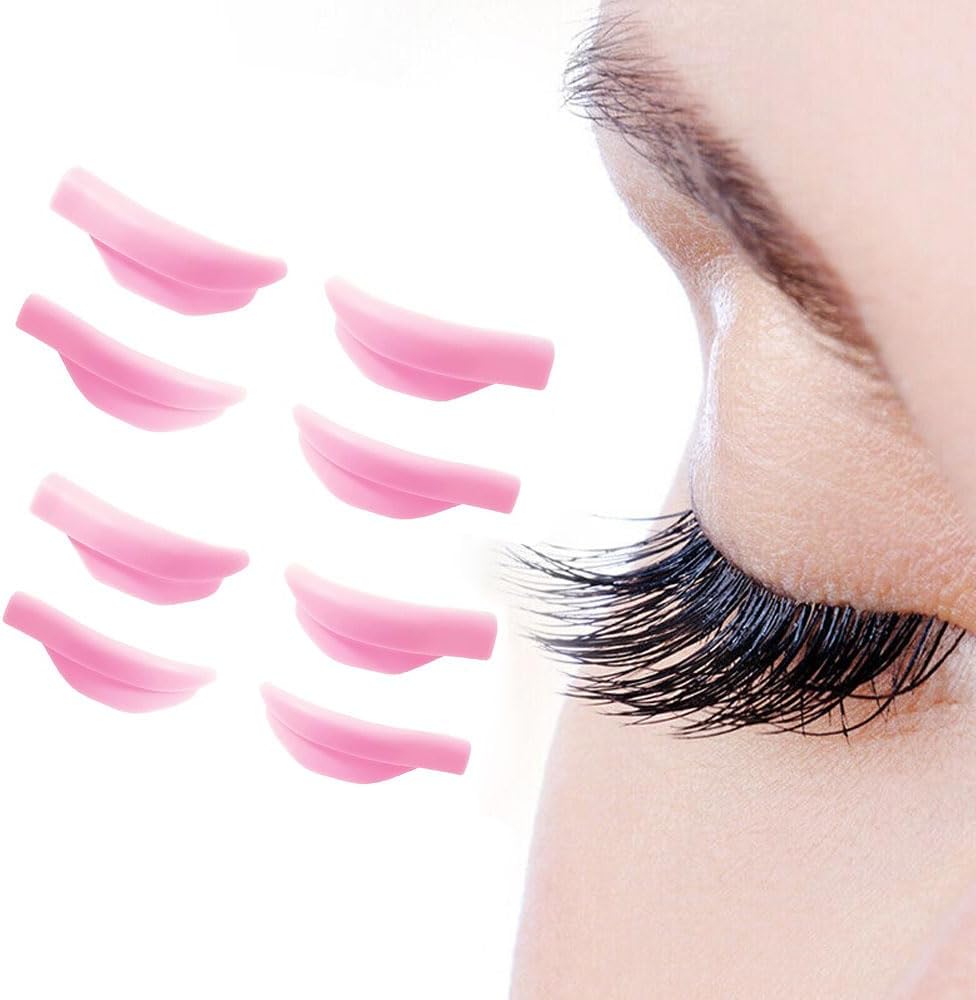 Booge 14 piece lash lift rod set packaged in pink