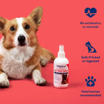 Vetericyn Plus antimicrobial spray for pet moist dermatitis care