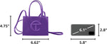 Telfar small shopping bag double strap detail