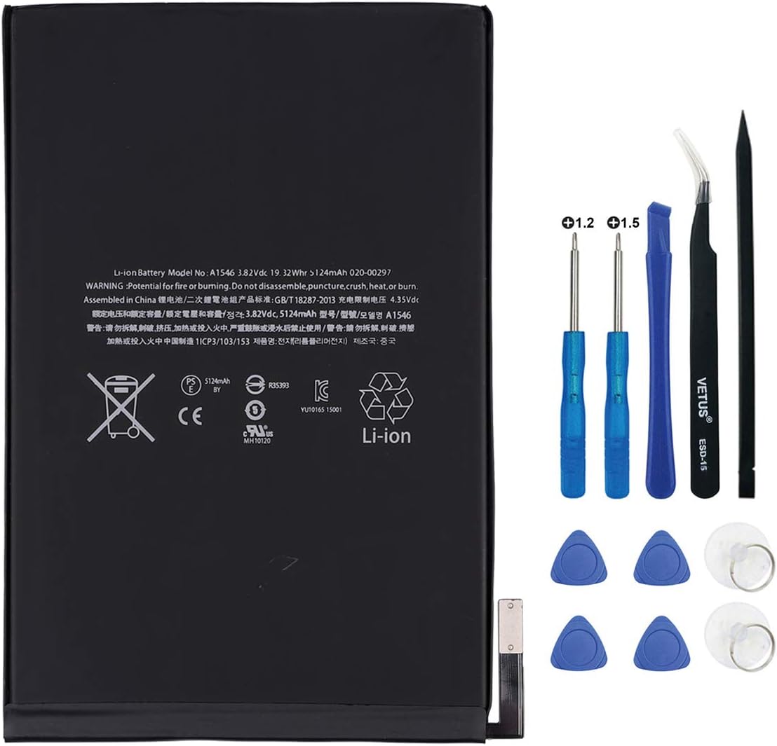K Kyuer A1546 replacement battery for iPad Mini 4 front view