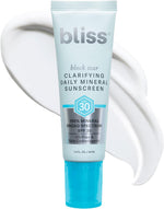 Bliss Block Star Clarifying Daily Mineral Sunscreen front view bottle