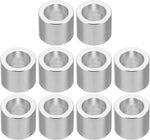 Pack of ten metal spacers overview