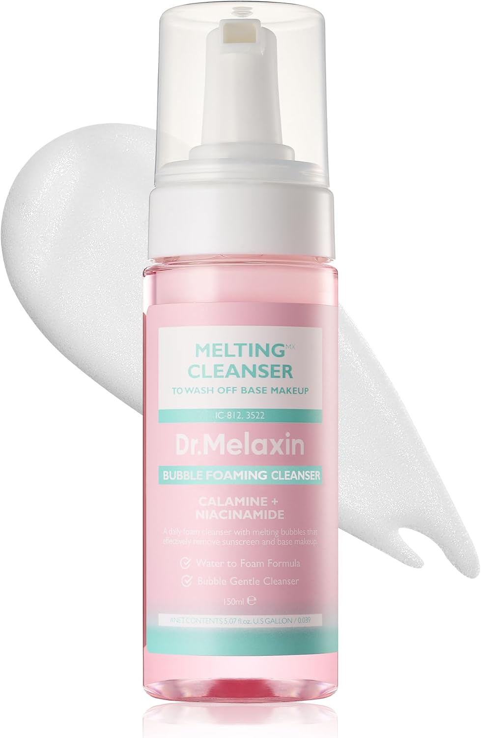 Dr. Melaxin Melting Bubble Foaming Cleanser bottle front view