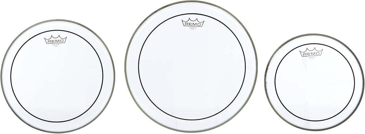 Remo PP-1380-BA Ambassador Clear Tom Drumhead Pack - 10", 12" & 16" - Image 10
