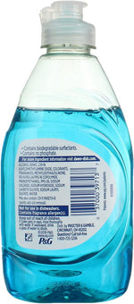 Two pack Dawn Ultra dishwashing liquid bottles standing side by side on countertop