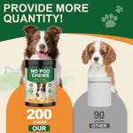 200 count coprophagia stool eating deterrent supplement for canines.