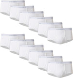 Hanes Men's Underwear Brief Pack, Full Rise Cotton Briefs, Moisture-Wicking Underwear, White, Multi-pack - Image 7