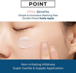 Korean beauty AHA BHA exfoliating cream packaging