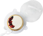 KOLORAE Cake Carrier with lid and server front view portable container
