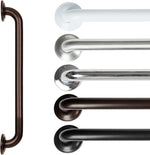 Vive Grab Bar for Showers - Bathroom Antislip Handrail for Seniors/Elderly | Assistance Product, Heavy Duty Shower Handles, Handicap Grab Bars, Stainless Steel, Multipurpose, 440 lbs (Black) - Image 11
