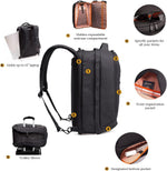 Knack Pack expandable travel backpack side profile