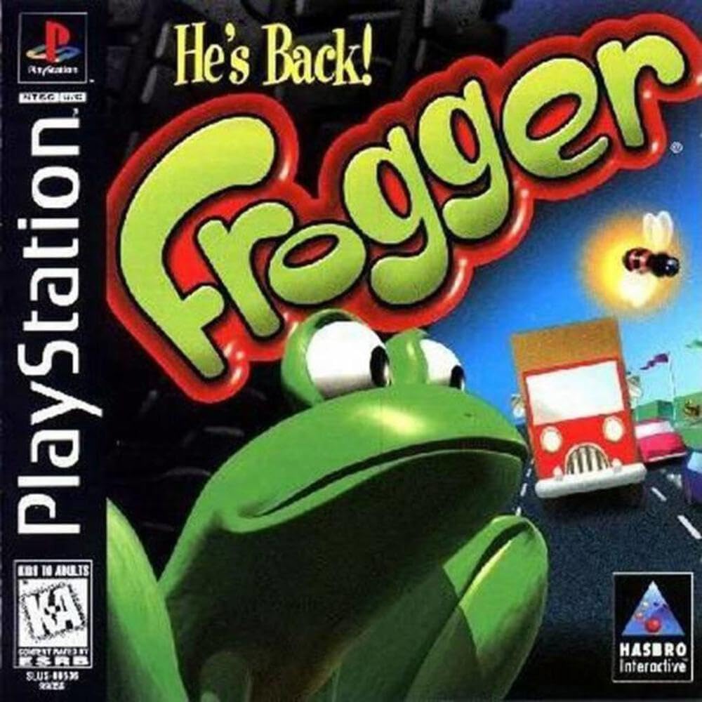 Sony PlayStation 1 Frogger Greatest Hits front disc cover