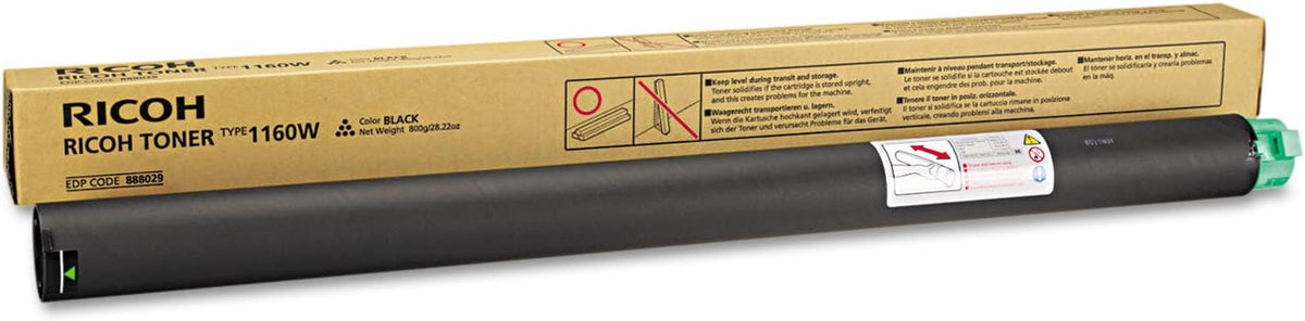 Ricoh printer toner cartridge installed orientation