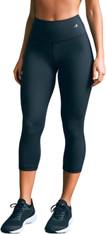 CompressionZ High Waisted Capri Compression Leggings for Women Tummy Control - Workout, Gym, Pilates, Travel, Yoga Pants - Image 11