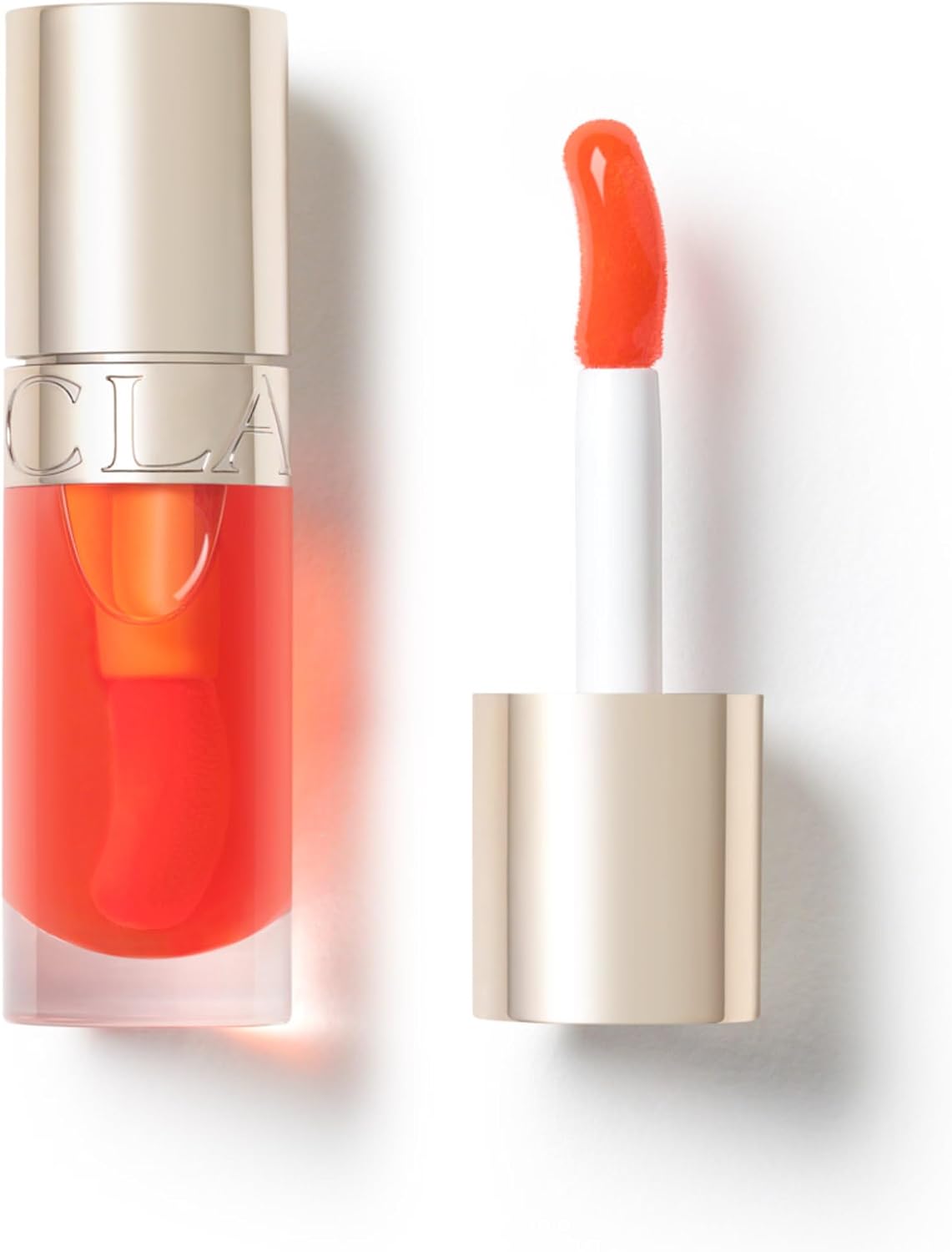 Clarins Lip Comfort Oil 05 Apricot front view luxury lip gloss