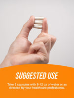 BulkSupplements L-Serine capsules 180 count bottle back view
