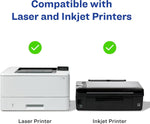 Avery card template Presta compatible sheet view