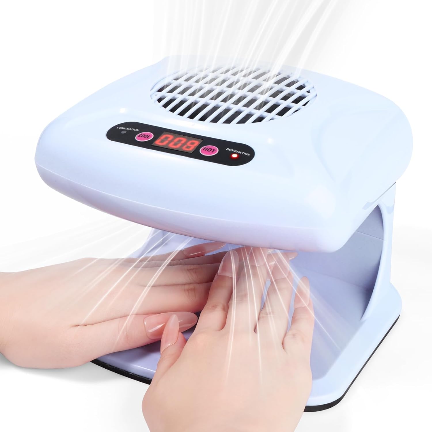 Gegong Saviland 300W air nail dryer front view