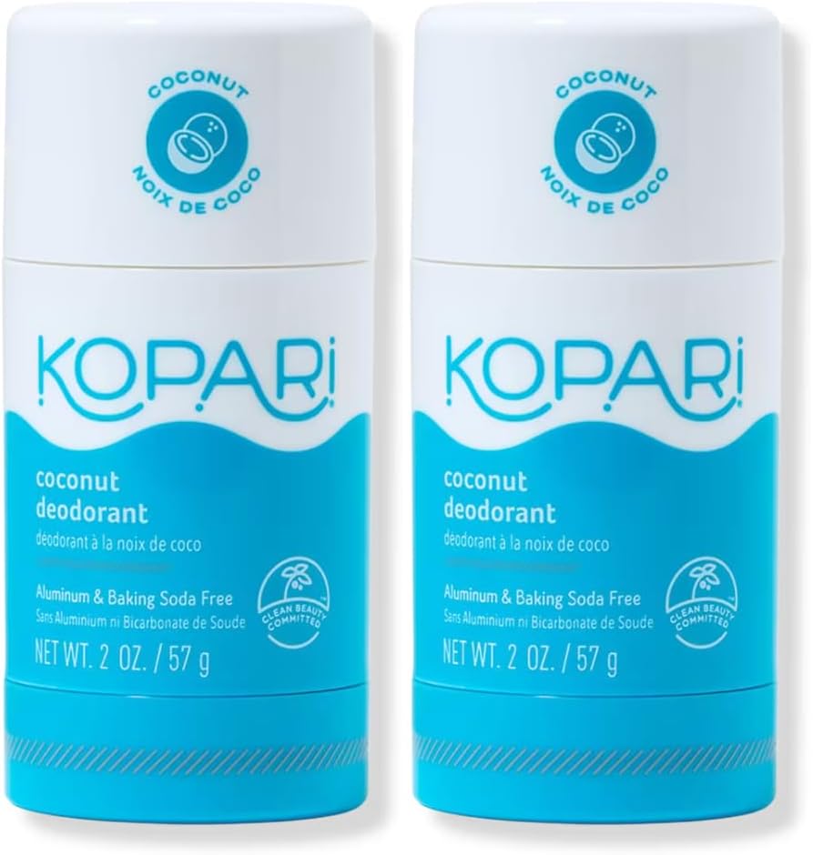Kopari Aluminum Free Coconut Deodorant, Plant-Based Formula, No Aluminum, Parabens or Baking Soda, Everyday Odor Protection, Driftwood Charcoal, 2 Pack - Image 15
