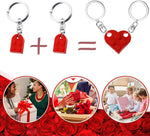 MPK couple keychain pieces interlocked together