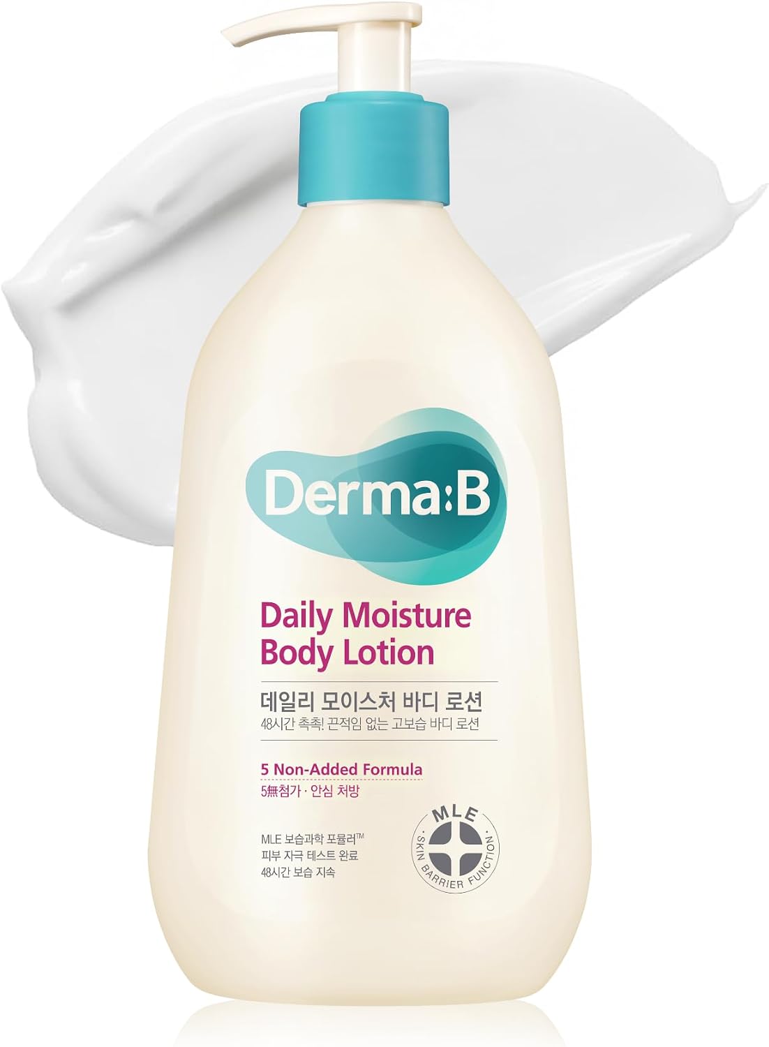 Derma B Daily Moisture Body Lotion front view pump bottle