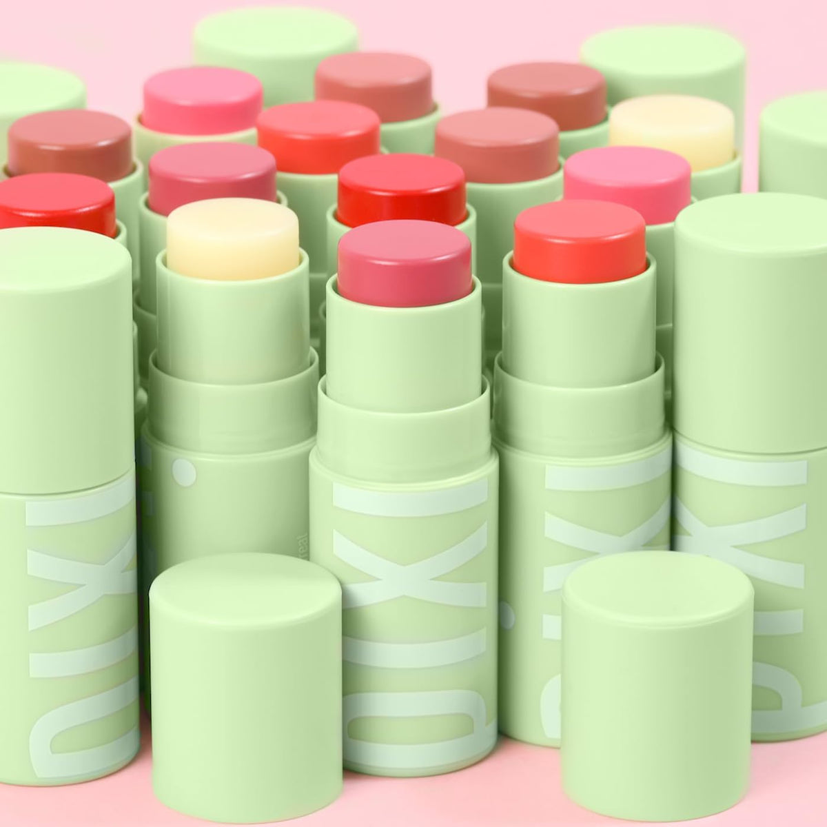 Pixi Beauty nourishing chubby lip stick container with the cap off.