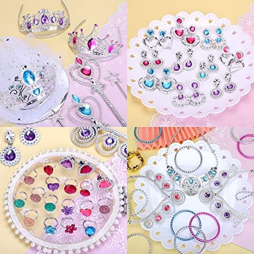 Ninaor princess party favor set laid out on table