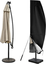 DOCEPERT Patio Umbrella Cover fits 11FT to 13FT Outdoor Umbrellas, 420D Outdoor Cantilevered Offset Umbrella Cover with Sturdy Waterproof Zipper and Top Vent - Image 10