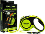 360 degrees Tangle-Free, Heavy Duty Retractable Dog Leash with Anti-Slip Handle; 16 ft Reflective Strong Nylon Tape; for Large Dog or Cat up to 110 lbs; One-Handed Brake, Pause, Lock (Green, Large) - Image 10