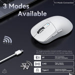 Attack Shark X3 ergonomic gaming mouse bottom sensor view