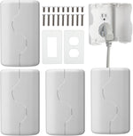 Tellegloww safety outlet cover box front view for baby proofing