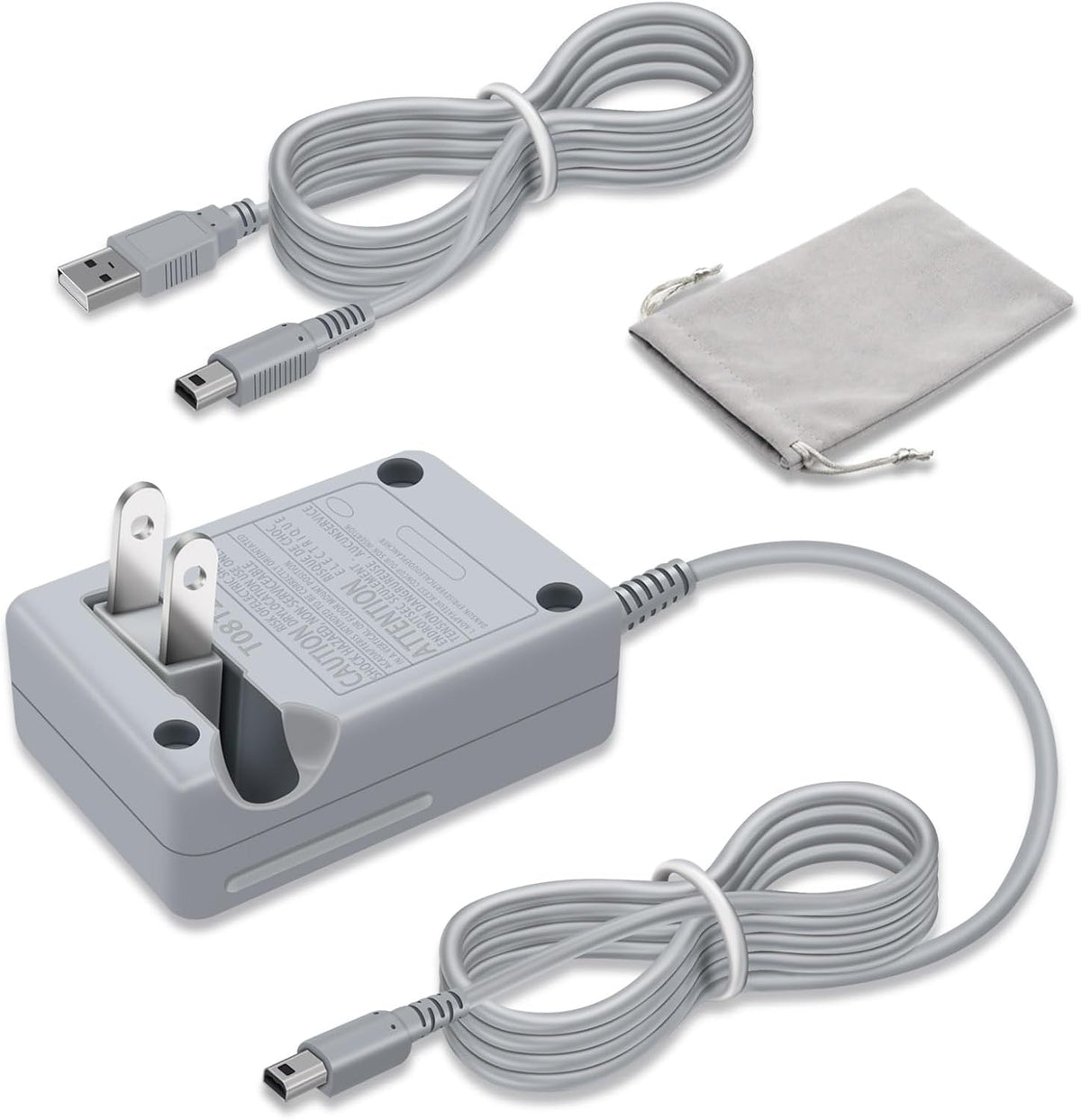 COMeap 3DS charger and cable front view