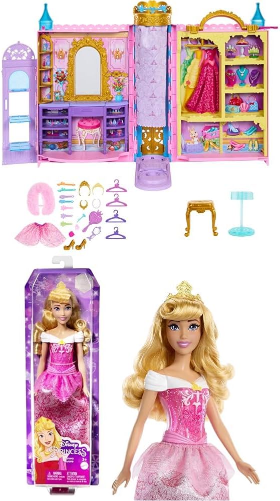 Mattel Disney Princess Aurora Fashion Doll in Signature Look - Image 15