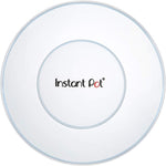Instant Pot silicone lid placed on stainless steel inner pot for storage