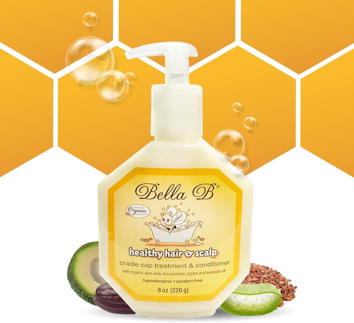 Bella B Hair Conditioner, 8 fluid ounces ages and hair types, Salon quality formula for soft beautiful hair and a healthy scalp - Image 1