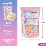 Gummy Glow wax candy bears in a bowl for ASMR snack