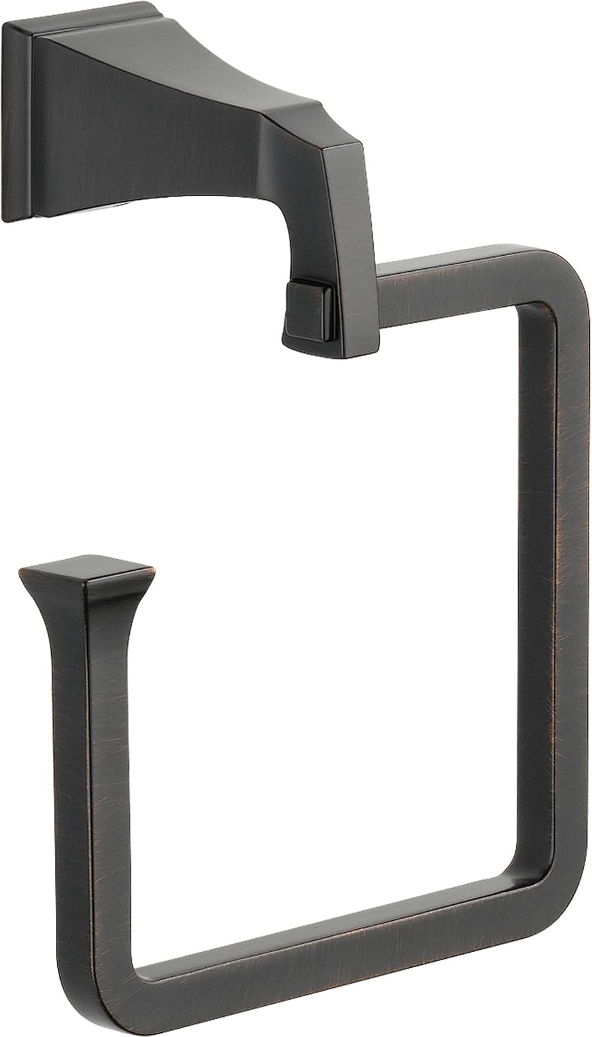 Delta Dryden Venetian Bronze Hand Towel Holder front view